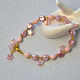 Bracelet pendentif en perles étoiles en acrylique transparent-4