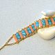 Bracelet de perles acryliques imitation pierres précieuses double couleur-7
