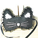 Linda máscara de gato negro para halloween-1