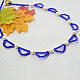 Blue Crystal Beads Choker Necklace-6