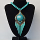 Turquoise Statement Necklace-1