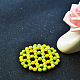 Yellow Acrylic Beads Cup Coaster
