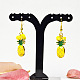Cute Pineapple Enamel Pendants Earrings-4
