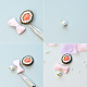 Vintage Style Cabochon Brooch with Ribbon Bowknot-4