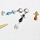 Porte-clés ange en perles de verre-4