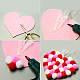 Corazón pompones bolas colgando decoración-3