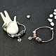 Bracelets de couple de perles européennes en strass-6