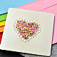 Heart Fruit Cabochons Greeting Cards for Valentine's Day-1
