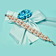 Bracelet délicat en perles roses pour mariage-6