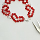 Romantic Heart Pattern Crystal Beads Bracelet-4