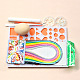 Разноцветные пасхальные яйца в стиле квиллинг для детей-2