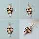 Earrings with Rhombus Seed Beads-6