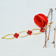 Bracelets en cristal rouge-5