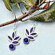 Colorful Earrings with Quilling Paper-1