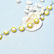 Bracelet fleur en perles de rocaille-4