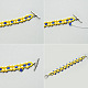 Yellow and Blue Beads Bracelet-4
