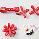 Flower Hair Accesories with Colorful Ribbon-3