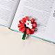 Flower Hair Accesories with Colorful Ribbon-5