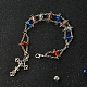 Bracelet délicat avec cristal coloré-5