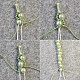 Green Pearl Braided Rope Bracelet-4