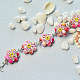 Flower Bracelet with Jade Beads-6