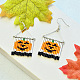Special Halloween Pumpkin Earrings-6