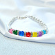 Elegant Colorful Glass Beads Bracelet-6