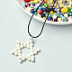 Pendentif étoile en perles de coquille de palourde géante-6