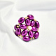 Элегантное кольцо с фиолетовым жемчугом-1