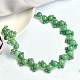 Elegante collar de jade verde-6