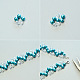 Collier de perles bleu cristal-3