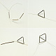 Metal Triangle Earrings-3