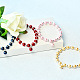 Conjuntos de pulseras de perlas de colores.-1