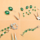 Bracelet en cristal vert-3