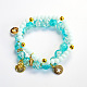 Blue Crackle Bracelets-1