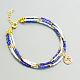 Bracelets de perles de rocaille colorées-5