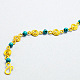 Bracelet turquoise doré-5