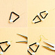 Boucles d'oreilles en perles de tube noires-3