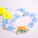 Colorful Glass Beads Bracelet-1