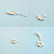Elegante braccialetto con sfere di perle-3