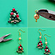 Christmas Tree Style Earrings-6