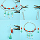 Ensemble collier et boucles d'oreilles en perles de jade-4