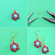 Colorful Beaded Earrings-6