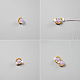 Bracelet en perles de pierres précieuses violettes