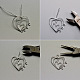 Heart-shaped Wire Earrings-5