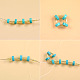 Bracelet perles heishi turquoise-3