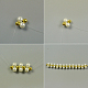 Conjunto de collar y aretes de perlas-3