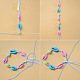 Braided Bracelet with Shell Beads-5