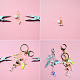 Alloy Key Chain with Pendants-5