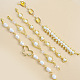 Pulseras de boda con cuentas de perlas clásicas